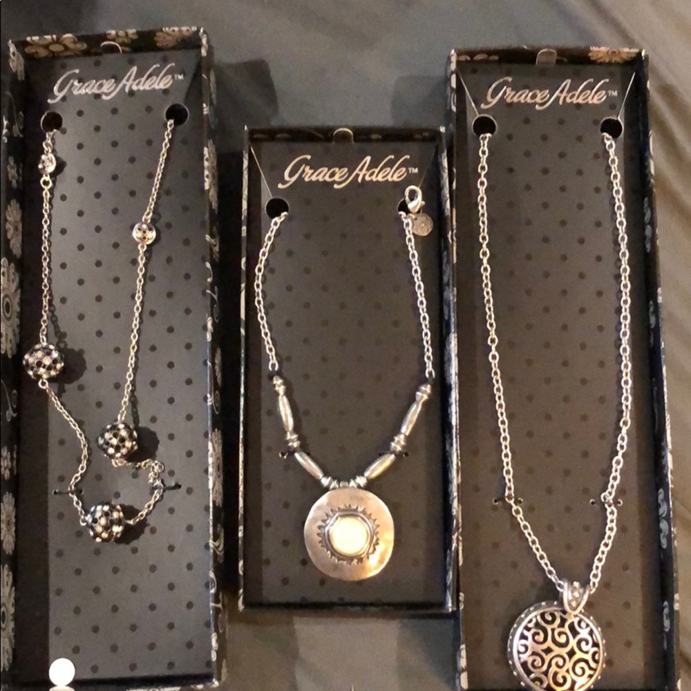 Grace Adele Jewelry necklaces & earrings Brand New